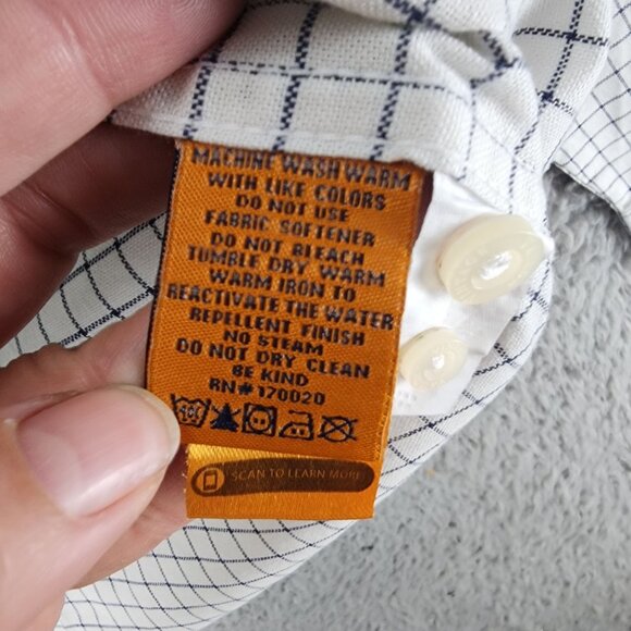 Tailor Vintage Shirt Mens XXL White Long Sleeve Button Up *NWT* - Picture 4 of 9